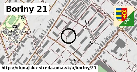 Boriny 21, Dunajská Streda