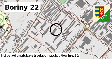 Boriny 22, Dunajská Streda