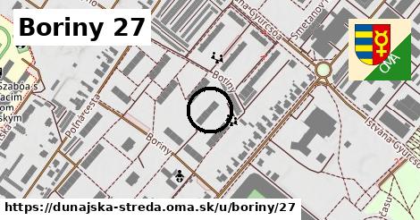 Boriny 27, Dunajská Streda