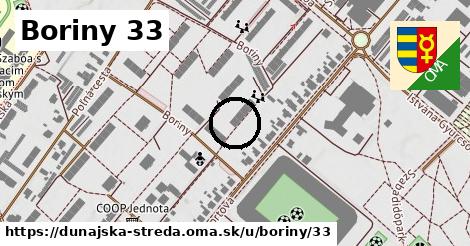 Boriny 33, Dunajská Streda