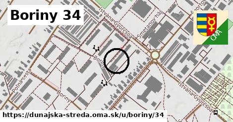 Boriny 34, Dunajská Streda