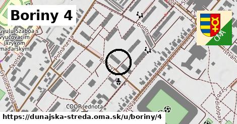 Boriny 4, Dunajská Streda