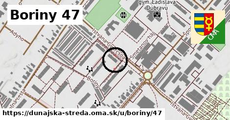 Boriny 47, Dunajská Streda