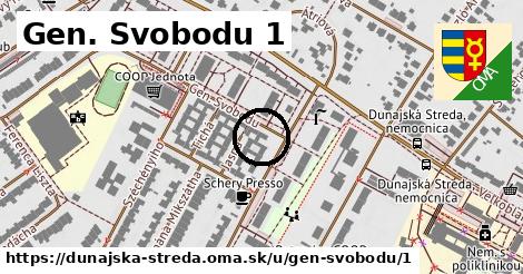 Gen. Svobodu 1, Dunajská Streda