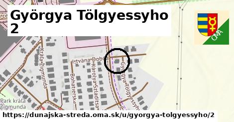 Györgya Tölgyessyho 2, Dunajská Streda