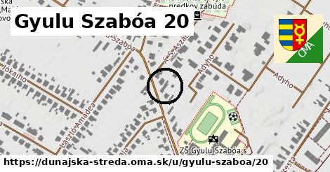 Gyulu Szabóa 20, Dunajská Streda