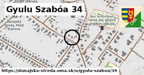 Gyulu Szabóa 34, Dunajská Streda