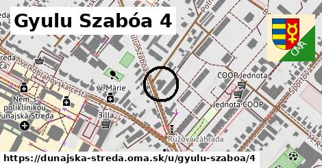 Gyulu Szabóa 4, Dunajská Streda