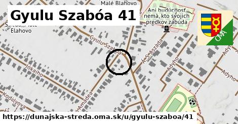 Gyulu Szabóa 41, Dunajská Streda