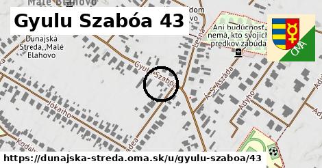 Gyulu Szabóa 43, Dunajská Streda