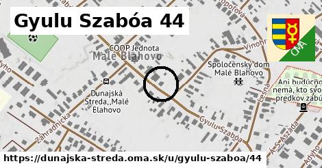 Gyulu Szabóa 44, Dunajská Streda