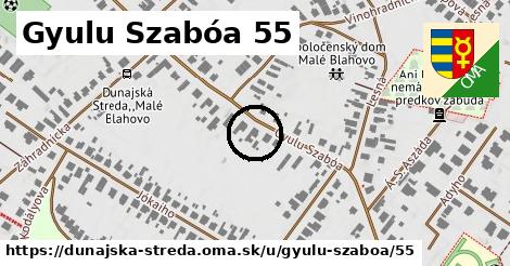 Gyulu Szabóa 55, Dunajská Streda