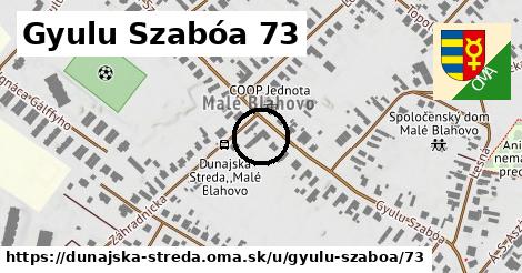 Gyulu Szabóa 73, Dunajská Streda