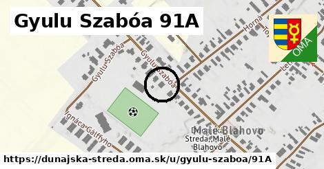 Gyulu Szabóa 91A, Dunajská Streda