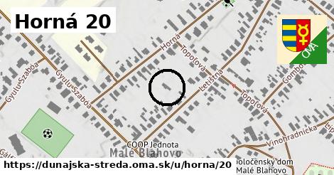 Horná 20, Dunajská Streda