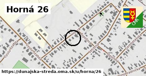 Horná 26, Dunajská Streda