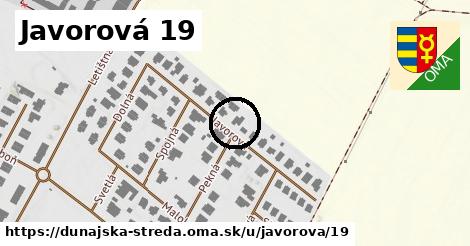Javorová 19, Dunajská Streda