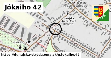 Jókaiho 42, Dunajská Streda