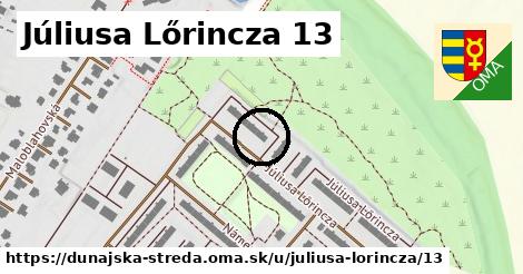 Júliusa Lőrincza 13, Dunajská Streda