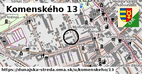 Komenského 13, Dunajská Streda