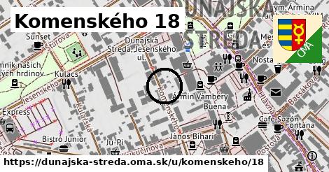 Komenského 18, Dunajská Streda