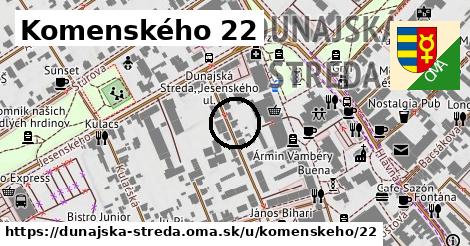 Komenského 22, Dunajská Streda