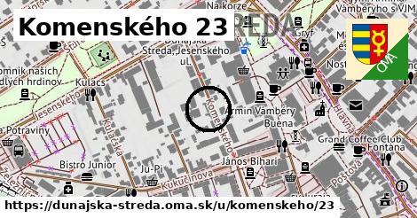 Komenského 23, Dunajská Streda