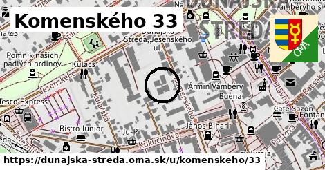 Komenského 33, Dunajská Streda