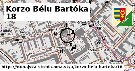 Korzo Bélu Bartóka 18, Dunajská Streda