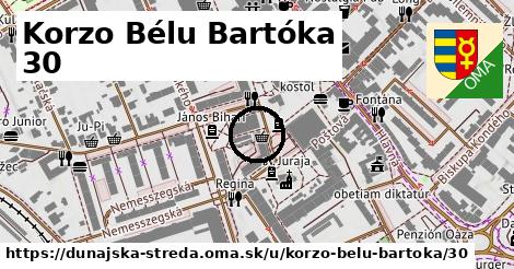 Korzo Bélu Bartóka 30, Dunajská Streda