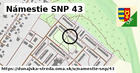 Námestie SNP 43, Dunajská Streda