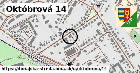 Októbrová 14, Dunajská Streda