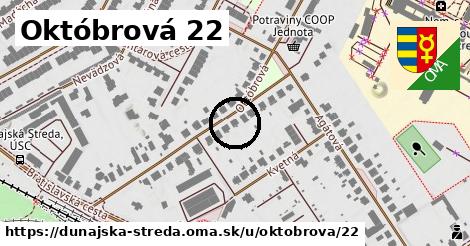 Októbrová 22, Dunajská Streda