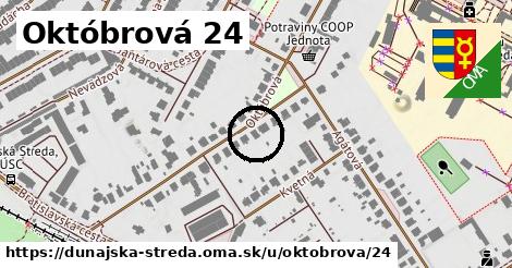 Októbrová 24, Dunajská Streda