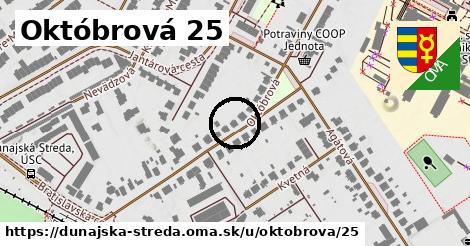 Októbrová 25, Dunajská Streda