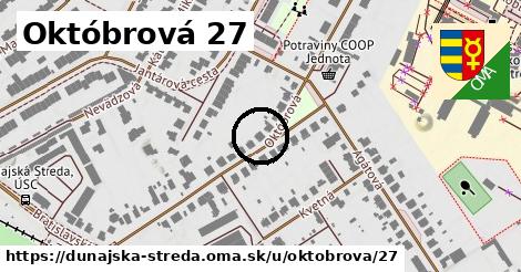 Októbrová 27, Dunajská Streda