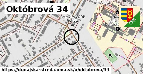 Októbrová 34, Dunajská Streda