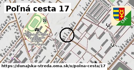 Poľná cesta 17, Dunajská Streda