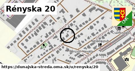 Rényska 20, Dunajská Streda