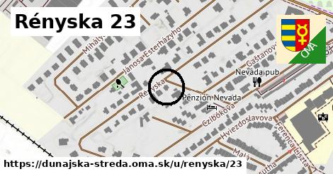 Rényska 23, Dunajská Streda