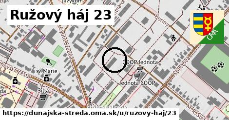 Ružový háj 23, Dunajská Streda