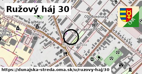 Ružový háj 30, Dunajská Streda