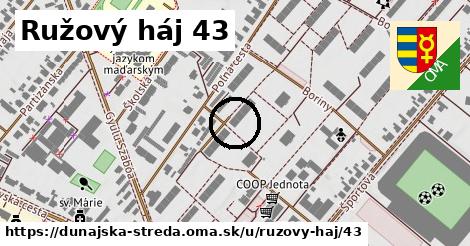 Ružový háj 43, Dunajská Streda