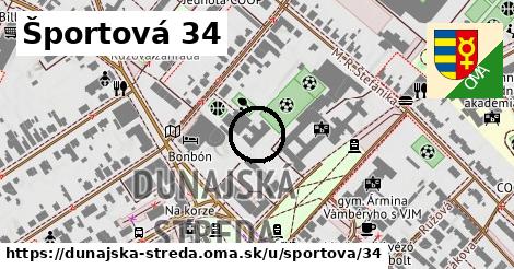 Športová 34, Dunajská Streda