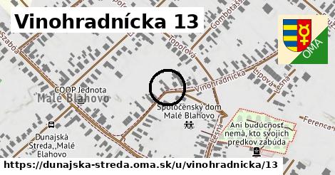 Vinohradnícka 13, Dunajská Streda
