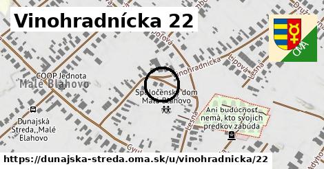 Vinohradnícka 22, Dunajská Streda