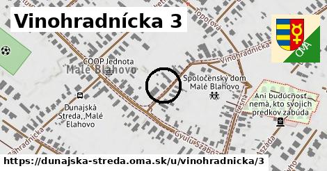 Vinohradnícka 3, Dunajská Streda