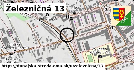 Železničná 13, Dunajská Streda