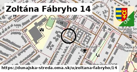 Zoltána Fábryho 14, Dunajská Streda