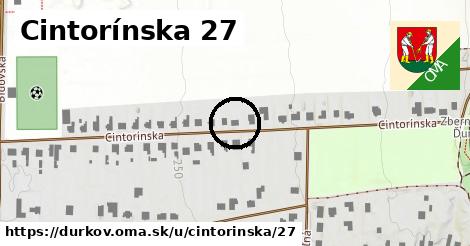 Cintorínska 27, Ďurkov